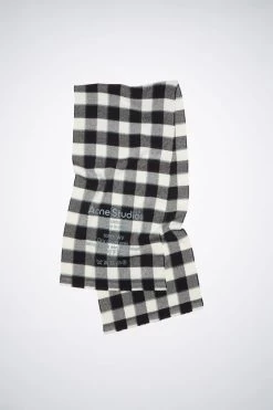 Acne Studios Check Wool Scarf