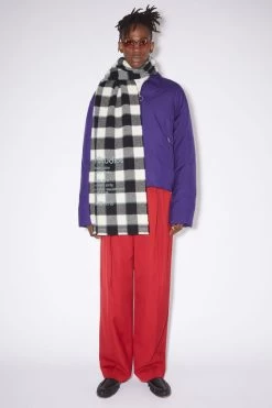 Acne Studios Check Wool Scarf -Acne Studios CA0155 BAN C