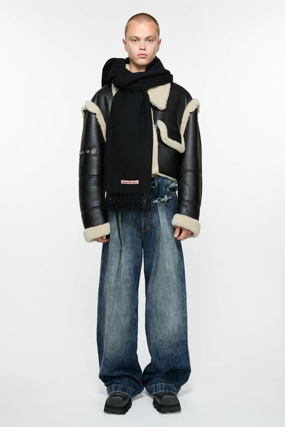 Acne Studios Cashmere Fringe Scarf - Narrow 5 Acne Studios Cashmere Fringe Scarf - Narrow – Image 3