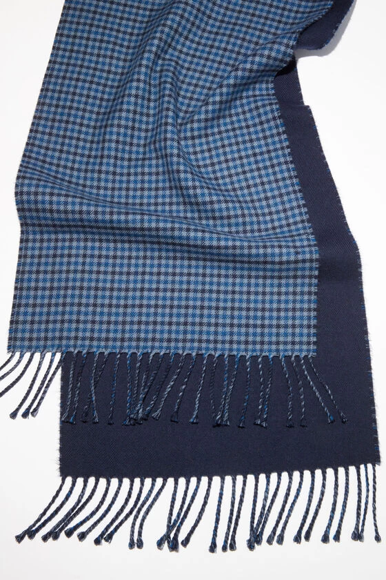 Acne Studios Contrast Logo Jacquard Wool Scarf 6 Acne Studios Contrast Logo Jacquard Wool Scarf – Image 4