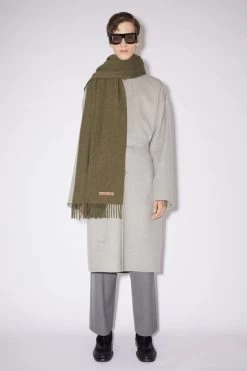 Acne Studios Fringe Wool Scarf - Oversized -Acne Studios CA0209 CYQ C