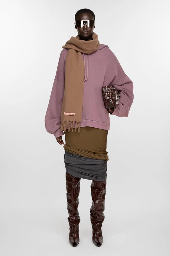 Acne Studios Fringe Wool Scarf – Narrow 4 Acne Studios Fringe Wool Scarf – Narrow – Image 2