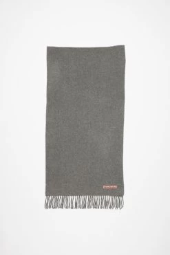 Acne Studios Fringe Wool Scarf – Narrow