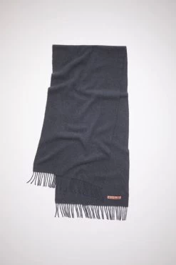 Acne Studios Fringe Wool Scarf - Narrow