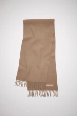 Acne Studios Rich Wool Fringe Scarf - Narrow