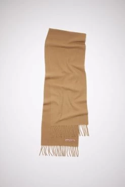 Acne Studios Fringe Wool Scarf - Skinny