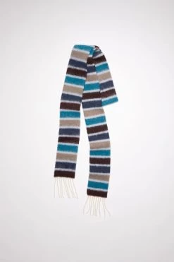 Acne Studios Wool-apaca Fringe Scarf - Skinny