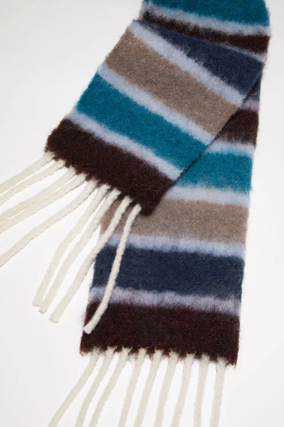 Acne Studios Wool-apaca Fringe Scarf - Skinny 6 Acne Studios Wool-apaca Fringe Scarf - Skinny – Image 4