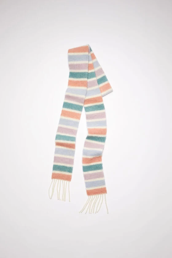 Acne Studios Wool-alpaca Fringe Scarf - Skinny 3 Acne Studios Wool-alpaca Fringe Scarf - Skinny