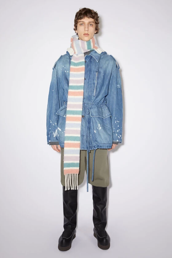 Acne Studios Wool-alpaca Fringe Scarf - Skinny 5 Acne Studios Wool-alpaca Fringe Scarf - Skinny – Image 3