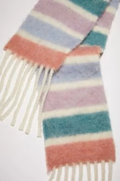 Acne Studios Wool-alpaca Fringe Scarf - Skinny 9 Acne Studios Wool-alpaca Fringe Scarf - Skinny -Acne Studios CA0226 CZD D