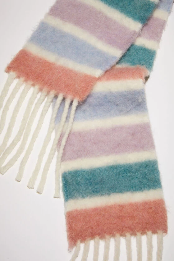 Acne Studios Wool-alpaca Fringe Scarf - Skinny 6 Acne Studios Wool-alpaca Fringe Scarf - Skinny – Image 4
