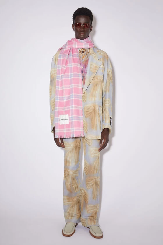 Acne Studios Plaid Cashmere Scarf 5 Acne Studios Plaid Cashmere Scarf – Image 3