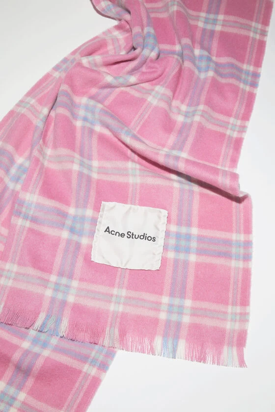 Acne Studios Plaid Cashmere Scarf 6 Acne Studios Plaid Cashmere Scarf – Image 4