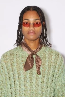 Acne Studios Printed Cotton Silk Scarf 8 Acne Studios Printed Cotton Silk Scarf -Acne Studios CA0237 N C