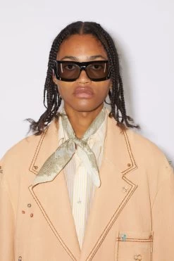 Acne Studios Printed Square Scarf -Acne Studios CA0241 DEB C