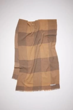 Acne Studios Check Wool Scarf