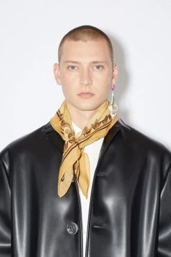 Acne Studios Printed Cashmere Scarf -Acne Studios CA0248 ABK C