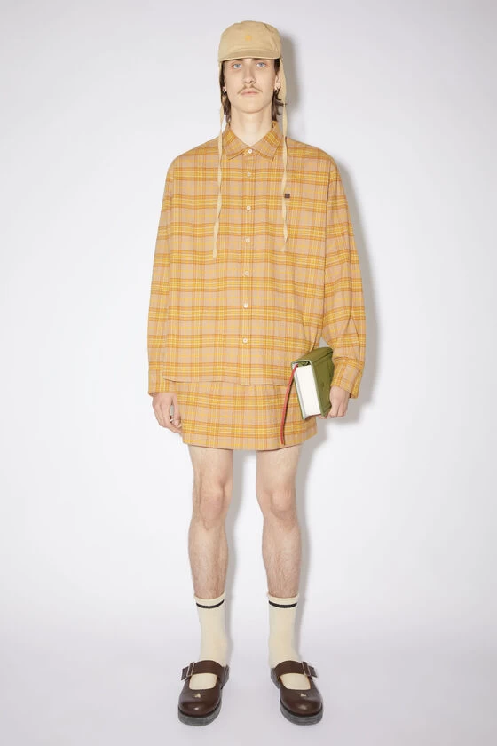 Acne Studios Check Flannel Button-up Shirt 3 Acne Studios Check Flannel Button-up Shirt