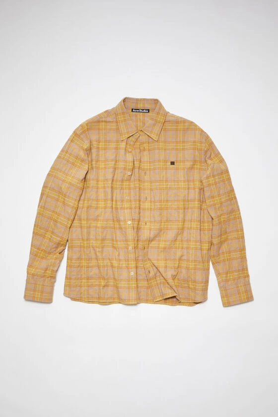Acne Studios Check Flannel Button-up Shirt 7 Acne Studios Check Flannel Button-up Shirt – Image 5