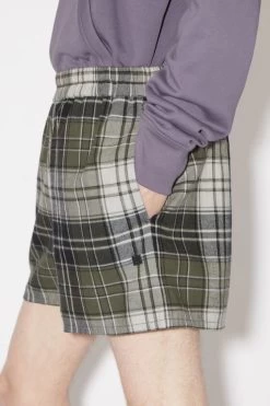 Acne Studios Check Flannel Shorts -Acne Studios CE0035 DFF C