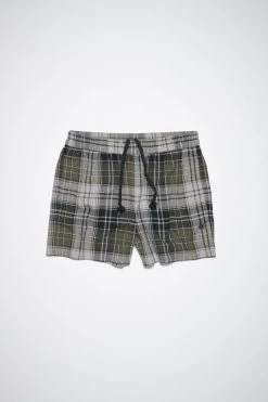 Acne Studios Check Flannel Shorts -Acne Studios CE0035 DFF D