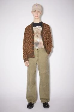 Acne Studios Regular Fit Canvas Trousers