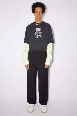 Acne Studios Regular Fit Trousers