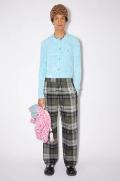 Acne Studios Flannel Check Trousers