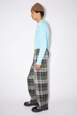 Acne Studios Flannel Check Trousers -Acne Studios CK0085 DFF C