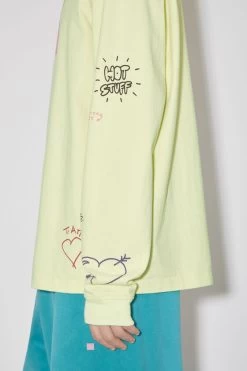 Acne Studios Scribbles Long Sleeve T-shirt -Acne Studios CL0209 BKI C