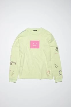Acne Studios Scribbles Long Sleeve T-shirt -Acne Studios CL0209 BKI D