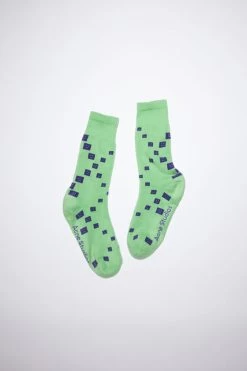 Acne Studios Face Logo Socks
