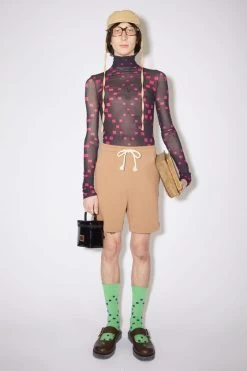 Acne Studios Face Logo Socks -Acne Studios CQ0018 DCO C